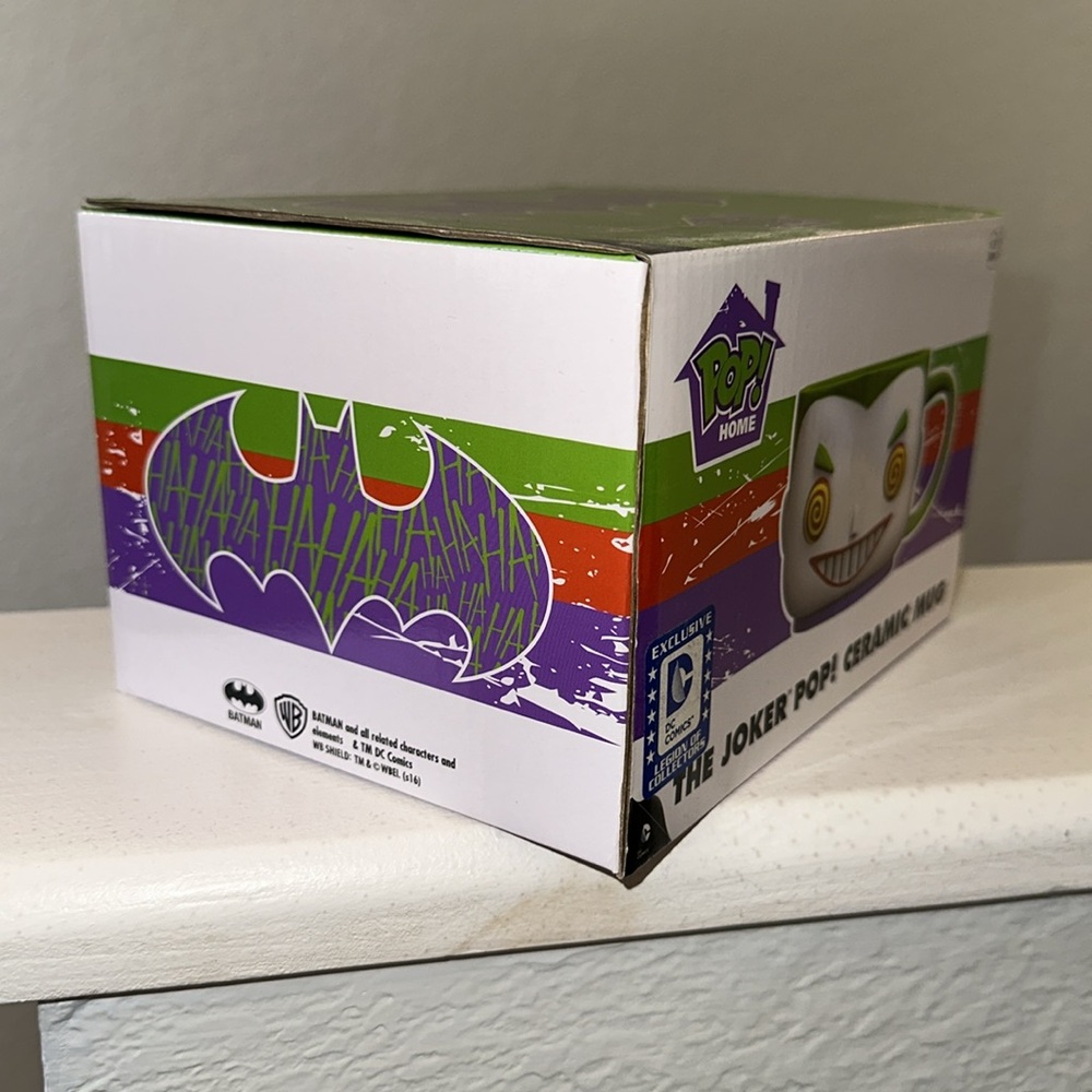The Joker POP! Ceramic Mug NIB DC Comics Legion of Collectors Exclusive - Picture 3 of 5